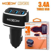 CHARGEUR AUTO MX-VC01 MICRO-TRIPLE PORT