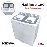Machine A Laver  KIOWA En Plastique Avec Pompe de Drainage 12kg ( 2 Bacs )