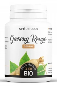 Ginseng Rouge Bio 100 Gélules - France 