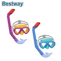 Kit Plongée Masque et Tuba Snorkeling de Natation +3 ans Plage et Piscine pour Enfants Bestway