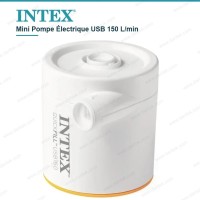 Mini Pompe Électrique USB 150 L/min Gonfleur Dégonfleur Intex 66616 Quick-Fill USB150