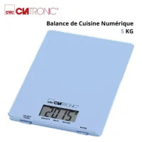 Balance De Cuisine Numérique 5 KG Clatronic en Verre ميزان مبطخ زجاجي