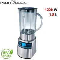 Blender Mixeur Électrique En Verre 1200W 1.8L Proficook خلاط كهربائي 1.8 لتر