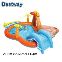 مسابح-piscine-et-toboggan-gonflable-volcan-bestway-265m-x-104m-centre-de-jeu-pour-enfants-مسبح-قابل-للنفخ-باش-جراح-الجزائر
