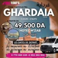 Voyage organisé à Ghardaïa