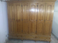 armoires-commodes-armoire-bois-rouge-massif-beni-messous-alger-algerie