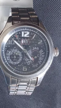 montre homme fossil mécanique automatique toute en acier inoxydable 