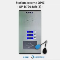Station Interphone 3 Boutons