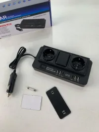 Onduleur de Voiture Intelligent avec Sorties USB Type C 150 W مقبس طاقة للسيارات