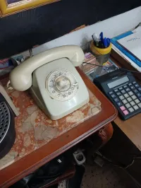Téléphone Filaire GCT Touches Rotatives PTT Déco Rétro Vintage | eBay