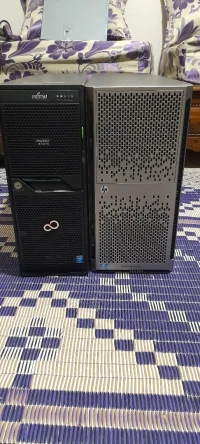 (02) serveur Fujitsu +HP ProLiant ML350P Gen8 - Xeon - Tour serveur ram 32Go Tour