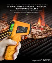  thermomètre infrarouge -50 ~ 530C sans contact Laser