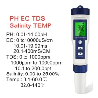 Ph Mètre/TDS/EC/temperature/Salinité/ 5 in 1
