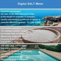 Ph Mètre/TDS/EC/temperature/Salinité/ 5 in 1