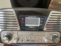 TOURNE DISQUES VINYLE EQUIPE  LECTEUR CD  MP3 USB  RADIO  