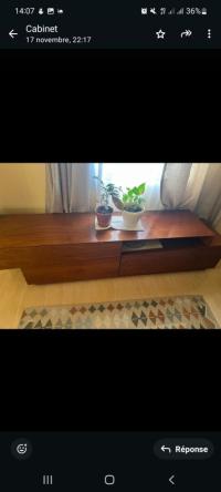 طاولة-تلفزيون-table-tele-hetre-avec-trois-tiroirs-وادي-السمار-الجزائر