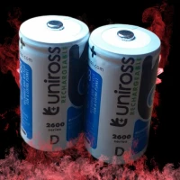 Les piles rechargeables # R20  # 