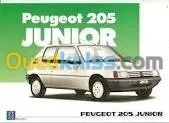 PIÈCES DE RECHANGE 205 JUNIOR 