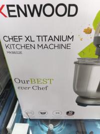 PÉTRIN KENWOOD CHEF XL 10L GRIS INOX TITANIUM DOUBLE CROCHET thumbnail 4