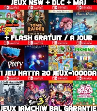 INSTALLATION JEUX DIAL NINTENDO SWITCH FLASHÉE / PUCÉE (+ FLASH GRATUIT + DLC + MISE A JOUR) -