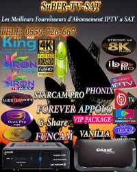 Milleur IPTV Prix Imbattable POUR VENDEUR ET PARTICULIER  PANEL ET client  