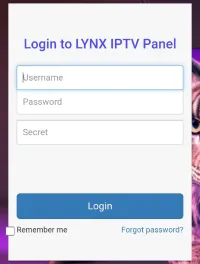 Panel LYNX IPTV