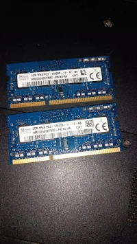 Ram ddr3 2Gbx2 1600 mhz 