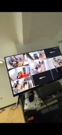 Montage caméra de surveillance 