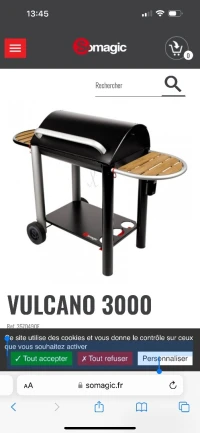 Barbecue à charbon Vulcano 3000 