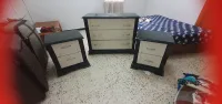 Tables de nuit+ coiffeuse 
