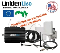 Amplificateur GSM Uniden U60 Dual-Band 2G/4G Europe/North Africa Black Made In USA
