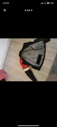 Veste moto cuire 