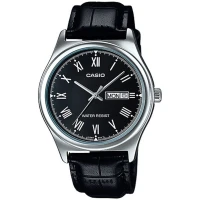 CASIO CUIR Noir MTP-V006L