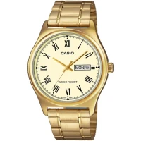 CASIO Acier Plaqué Or MTP-V006G-9B