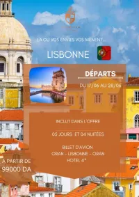 SEJOUR PORTUGAL LISBONE 