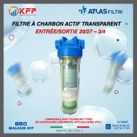 Filtre à charbon actif transparent ATLAS Filtri