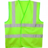 casque de chantier + gilet haute visibilité   
