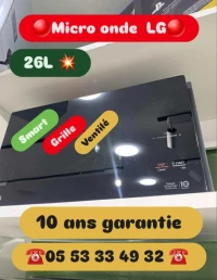Promo Micro onde LG 26l noir grille et ventilé 