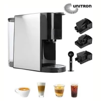 UNITRON Cafetière Expresso Multi-Capsules 3En1 1450W 19 Bar unitron ac-513k -Gris