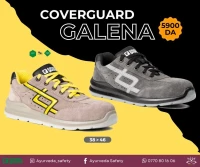 CHAUSSURE DE SECURITE COVERGUARD GALENA (BEIGE & JAUNE - GRIS & NOIR)