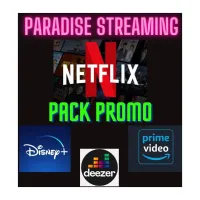 PACK PROMO NETFLIX PRIME VIDÉO DISNEY+ DEEZER DURÉE 12 mois