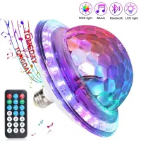Lampe Magique en Cristal UFO Musique Bluetooth LED 