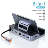 Baseus GamerX Series 6-Port Type-C HUB Steam Deck - Asus ROG Ally