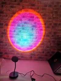 Projecteur/Lampe/Veilleuse Coucher De Soleil/Sunset USB Éclairage LED RGB Décoration Murale Stylé