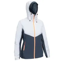 VESTE Decathlon IMPERMÉABLE DE VOILE - VESTE DE PLUIE SAILING 100 FEMME Blanc glacier 