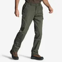 PANTALON DECATHLON CARGO RESISTANT STEPPE 300 CAMOUFLAGE WOODLAND VERT