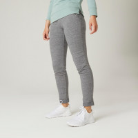 autre-pantalon-jogging-fitness-femme-coton-ajuste-500-gris-decathlon-ben-aknoun-alger-algerie