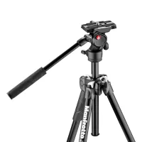 TRIPIED MANFROTTO 290 LIGHT EN ALUMINIUM NOIR