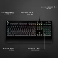 CLAVIER LOGITECH G213 RGB GMAING FRANCAIS