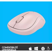 clavier-souris-logitech-sans-fil-silent-m220-rose-blanche-hussein-dey-alger-algerie